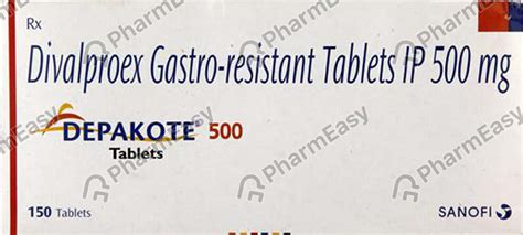 Depakote 500 MG Tablet (15): Uses, Side Effects, Price & Dosage | PharmEasy