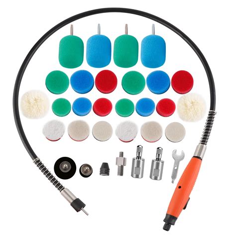 Mini Buffing Polishing Pads, 30Pcs Mini Detail Polisher Pads Use On Rotary Tools, Cordless ...