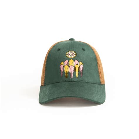 Urban Monkey Ek Anek Trucker Cap – Green & Brown Super Suede – Urban ...