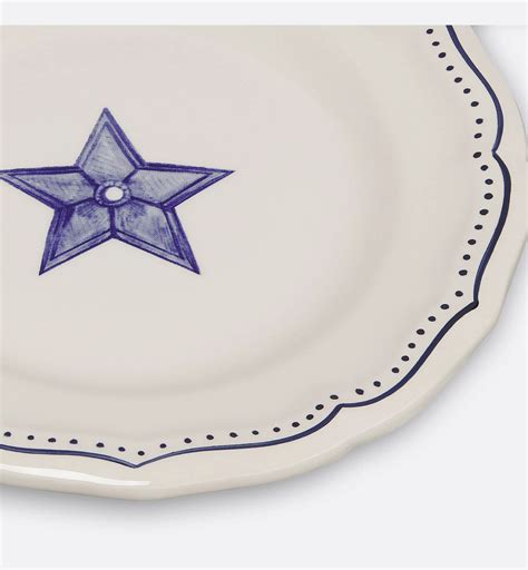 Side Plate Ceramic with Star Motif | DIOR