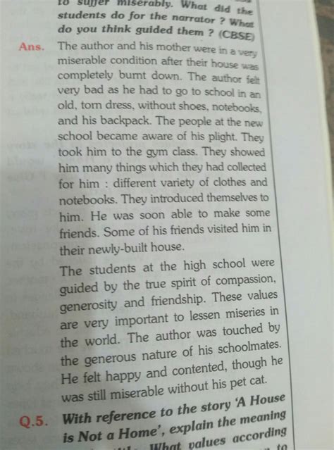 what help narrated to adapt his new life after the fire incident ...