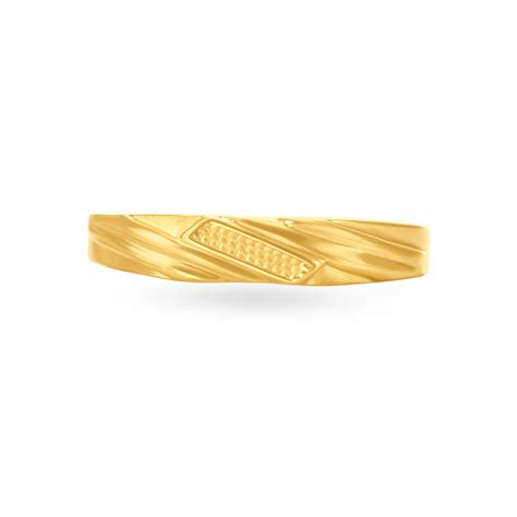 Subtle Minimalistic Gold Ring for Men