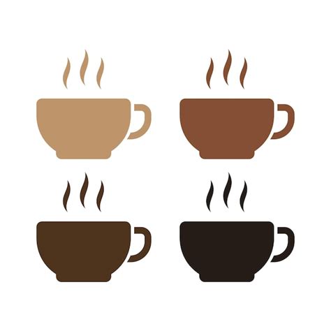 Coffee cup multiple colours | Free Vector
