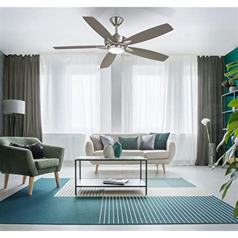 MINKA-AIRE F717L-BN/SL Kelvyn 52-Inch Ceiling Fan | Ubuy India