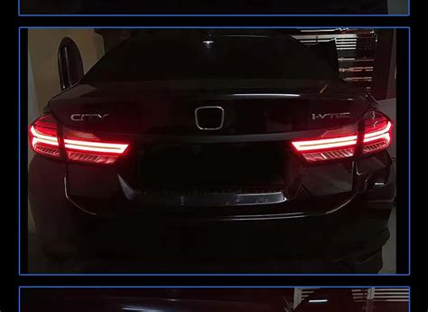 Honda City Tail Light 2014-2019 City LED Tail lamp light LED DRL ...