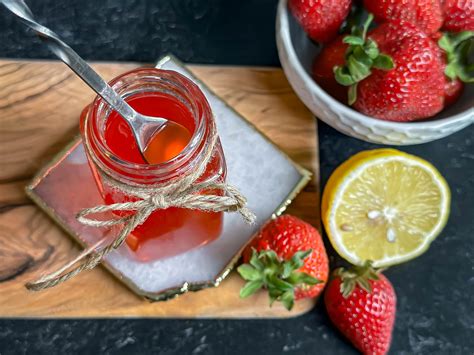 Quick & Easy Homemade Strawberry Simple Syrup Recipe