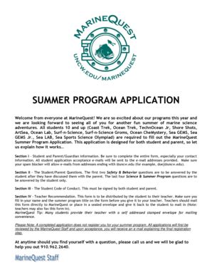 Fillable Online uncw Application - University of North Carolina ...