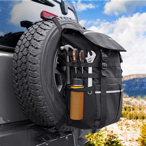 Buy Spare Tire Trash Bag, JoyTutus Fits 40" Tire Overland Series Large ...