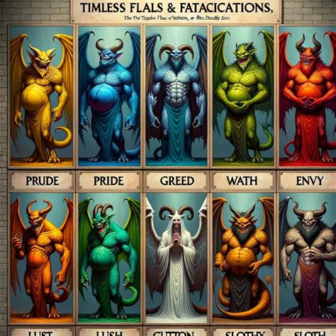 Seven demons of Deadly Sins - Seven demons of Deadly Sins