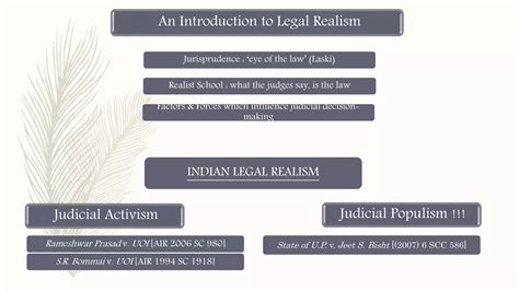 Jurisprudence and Legal Realism in India | PPTX