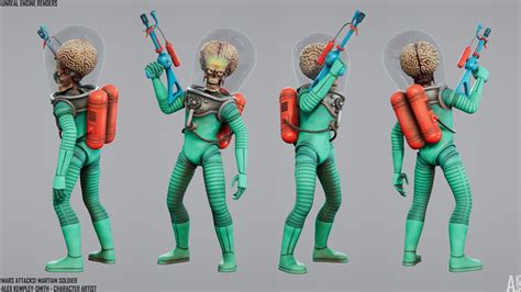 Men From Mars Attack Martian