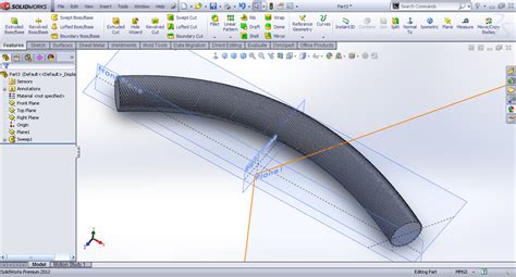 Image result for Swept SolidWorks