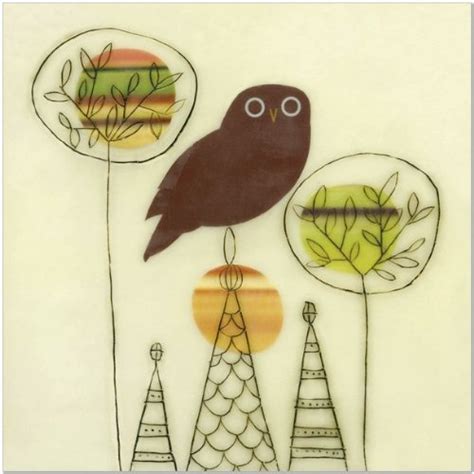 SMART ART - 'Perchwise' by Amy Ruppel - Fine Art Print 12x12 inches ...