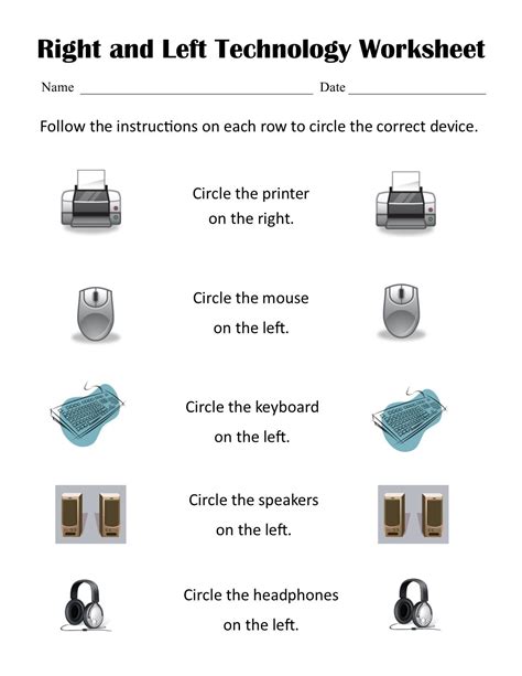 Basic Technology Worksheets 的图像结果