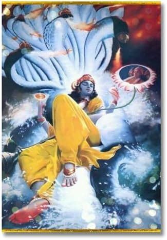 Vishu Ji | Hindu God Posters for Wall | A3 and A4 sizes | 400 GSM Paper ...