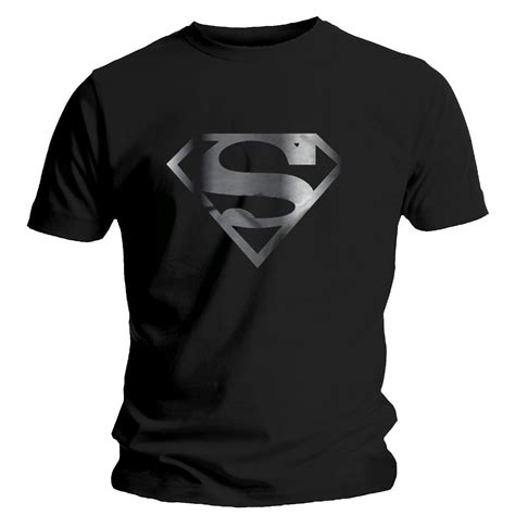 Men's Superman - Silver Foil Logo T-Shirt | Comic clothes, Superman t ...