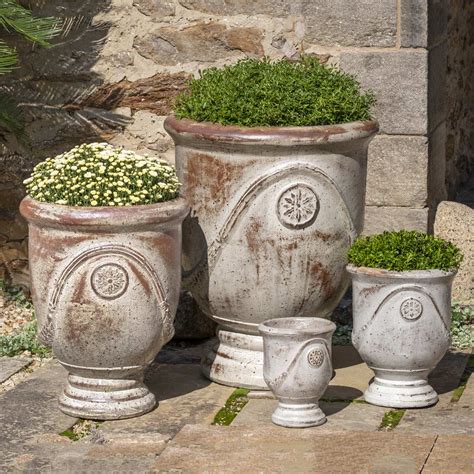 Avignon Planters | Antique-Finish Terracotta Planter Set