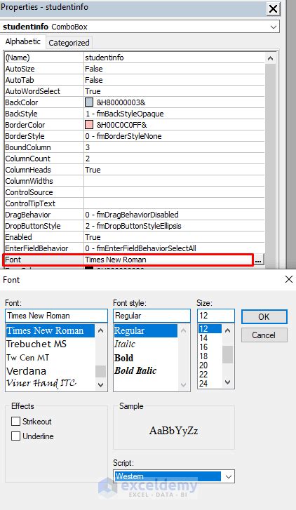 Image result for Excel VBA Combobox