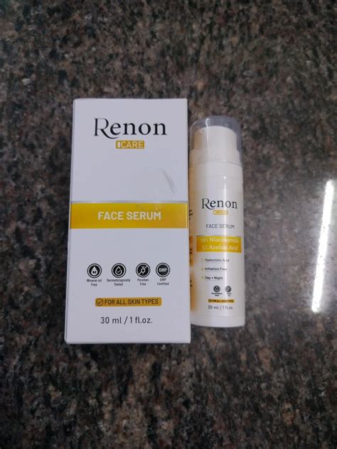 Renon 10% Niacinamide + Hyaluronic Acid Serum | Azelaic Acid Serum for ...