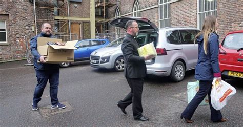 Food and money donated to Belfast soup kitchen by staff and inmates of ...