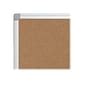 Bi-Office Earth-it Maya Cork Bulletin Board, Aluminum Frame, 6' x 4 ...