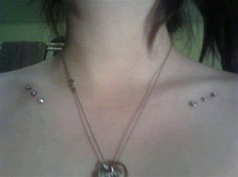 cutegal | Collar bone piercing, Cool piercings, Piercing