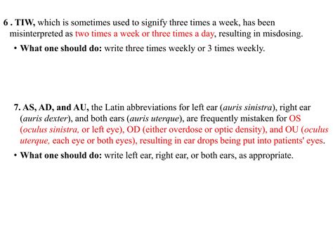 Medical abbreviation used in clinical setting | PPTX