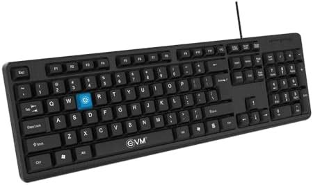 Amazon.in: Buy EVM Wired Keyboard - 104 Keys, Spill-Resistant, Copper ...