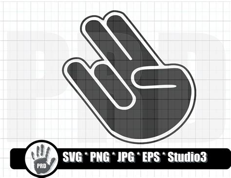 Shocker Hand Symbol SVG File / Shocker svg / Adult svg File / - Etsy México