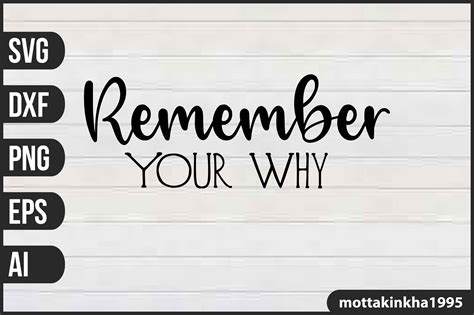 Remember Your Why Graphic by mottakinkha1995 · Creative Fabrica