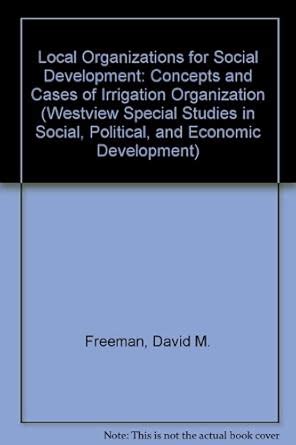 Buy Local Organizations For Social Development: Concepts And Cases Of ...