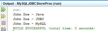 Image result for Simple Example of Store Procedure in MySQL and That Procedure Called From JDBC