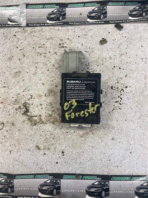 Image result for Subaru Forester Keyless Entry Module