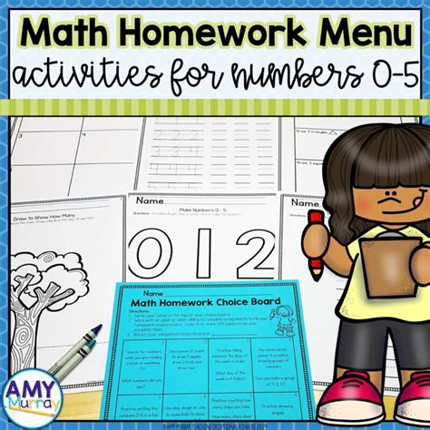 Image result for Basic Homework for Kinder Math