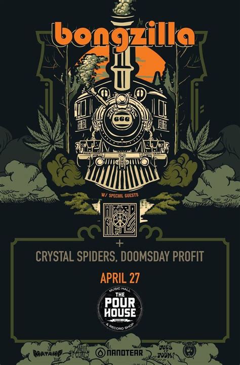 Bongzilla w/ Wizard Rifle, Crystal Spiders, Doomsday Profit, 224 S ...