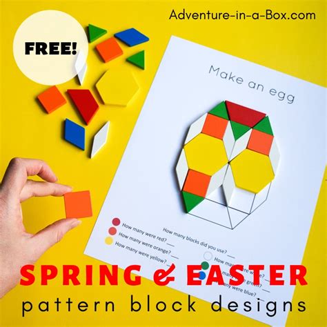Image result for Spring Pattern Block Templates