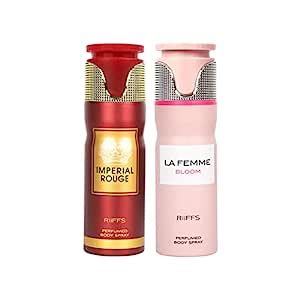 Buy RiiFFS Set of 2 Premium Deodorant, Imperial Rouge & La Femme Bloom ...
