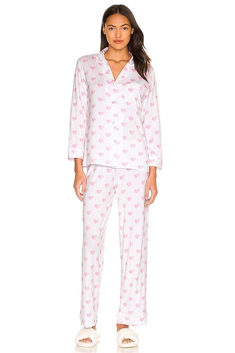 Stripe & Stare Pajama Set in Sweetheart | REVOLVE