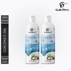 Glowrima 100% Pure & Natural Coconut Oil 100ML (Pack Of 2) Hair Oil ...