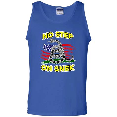 No step on snek funny meme dont tread on me Tank Top