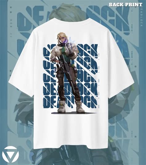 Deadlock Valorant Oversized T Shirt – Iron Grip | Bowchika