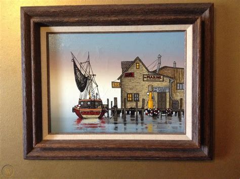 H. HARGROVE PAINTING MARINA AMERICAN ART | #1726154244