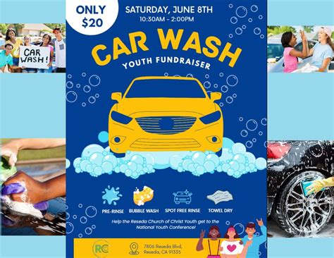 Car Wash Fundraiser for National Youth Conference, Reseda Church of ...