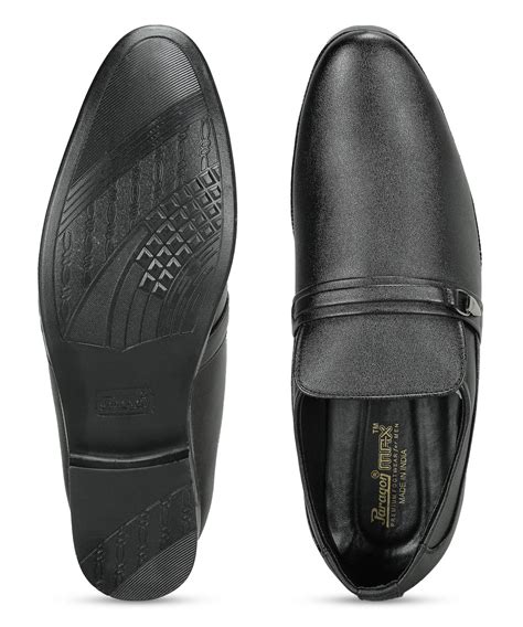 Paragon Men's Black Formal Loafer Shoes | Cushioned Sole & Sturdy Cons ...