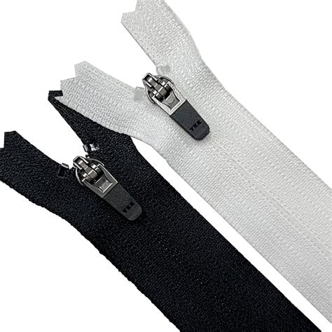 YKK- #3 Black/White Reverse Coil Closed-End YKK Zipper – JHONEA ACCESSORIES