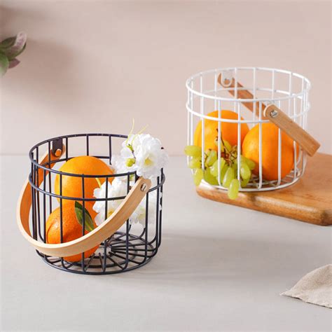 Metal Fruit Basket- Small Online - Premium Basket | Nestasia