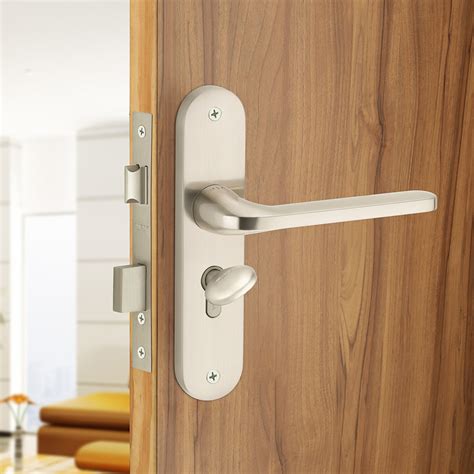 IPSA Olive Moderna Handle Series on 8" Plate CYS Lockset with 60mm Coi