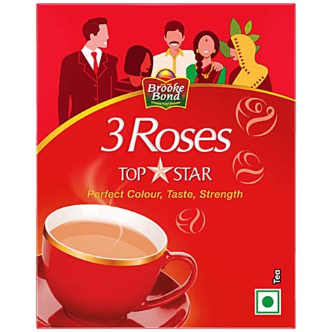 Buy 3 Roses Tea Dust Topstar 100 Gm Carton Online at the Best Price of ...