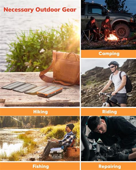 Buy Solar Charger Power Bank A ADDTOP - 22.5W Solar Phone Charger ...