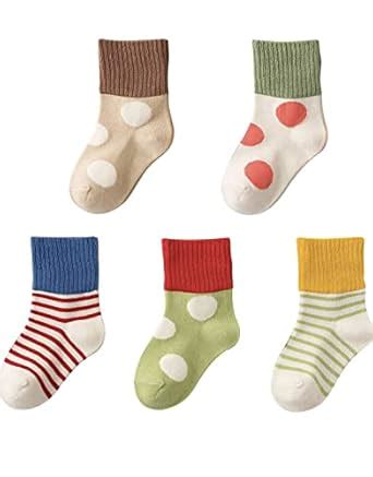 Freshfoot Cute and Colourful New Born Baby socks Set 0-12 Months Size ...